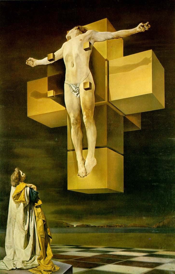 Salvador Dali Cruxifixion (Hypercubic Body)